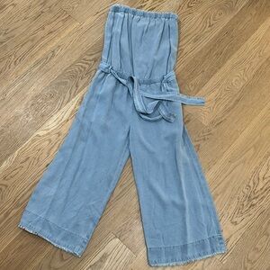 bella dahl denim jumpsuit